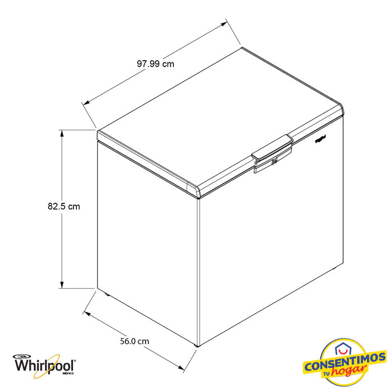 Congelador Whirlpool 7 pies WHA20ABTES