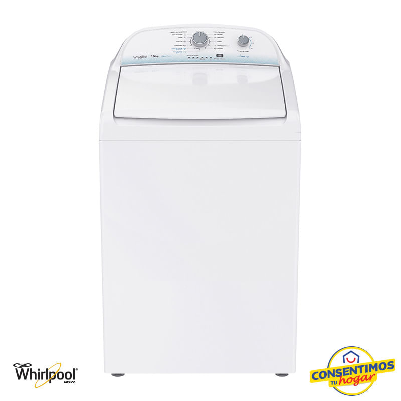 Lavadora Whirlpool 16Kg. 8MWTW1601EQ - Blanco - Villarreal Muebles