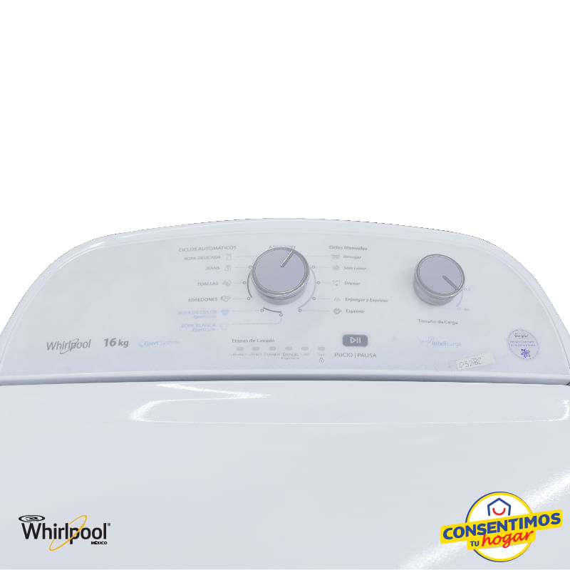 Lavadora Whirlpool 16Kg. 8MWTW1601EQ