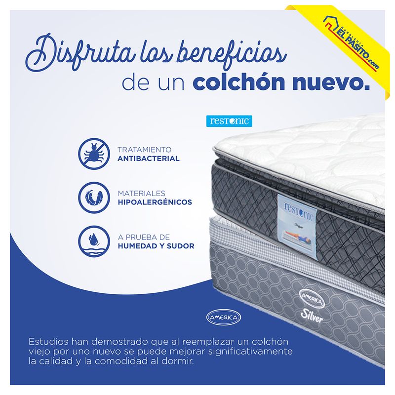 Colchón America Blu Matrimonial