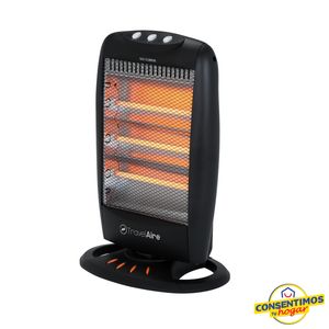 Calefactor Travelair TAE1200QX Negro 1200W Eléctrico