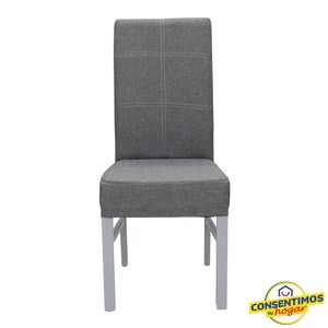 Silla Oxford - Gris Lino Contemporáneo