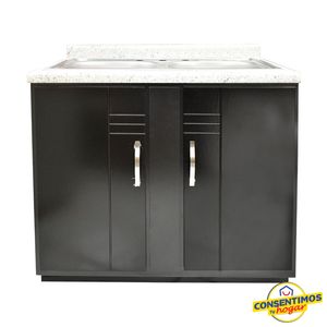 Gabinete Fregador España - Chocolate .90 Contemporaneo