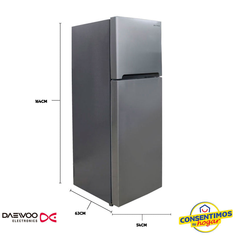 Refrigerador Daewoo 251 litros DFR-25210GNV - Metálico