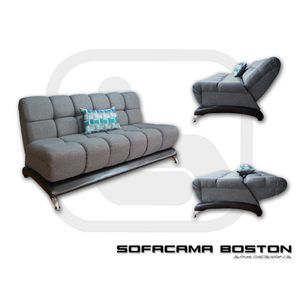 Sofacama Boston-gris estilo tijera