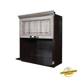 Cocina por piezas San Francisco-gris alacena .70 porta microondas