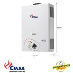 Boiler Cinsa Instantáneo CIN-06 6 Litros Butano