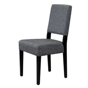 Silla suelta Venecia-Gris lino madera
