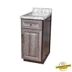 Cocina por piezas San Francisco-gris gabinete .40