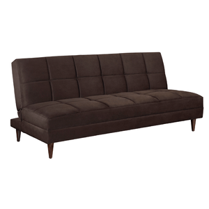 Sofacama tipo tijera Grecia-Chocolate swede patas de madera